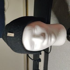 🆕 Lurex red with silver threads fleece lined hat and black Bula beanie hats